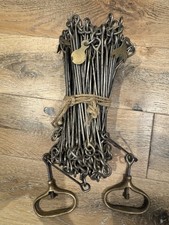 Vintage Keuffel & Esser Surveyor’s Measuring Chain, brass handles New York 7781D