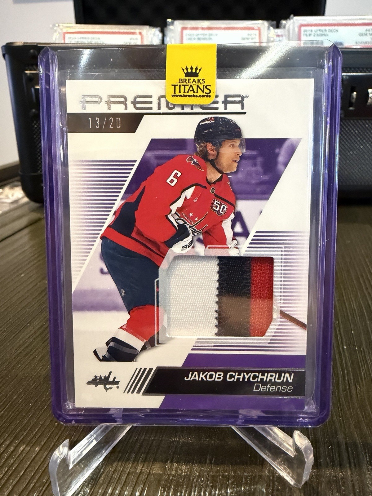 2025-26 Patch Premium violet Premier Hockey /20 Jakob Chychrun