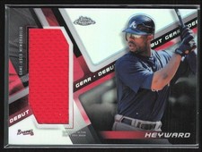 Jason Heyward 2019 Topps Chrome Debut Gear Relics Jersey #DG-JH Atlanta Braves