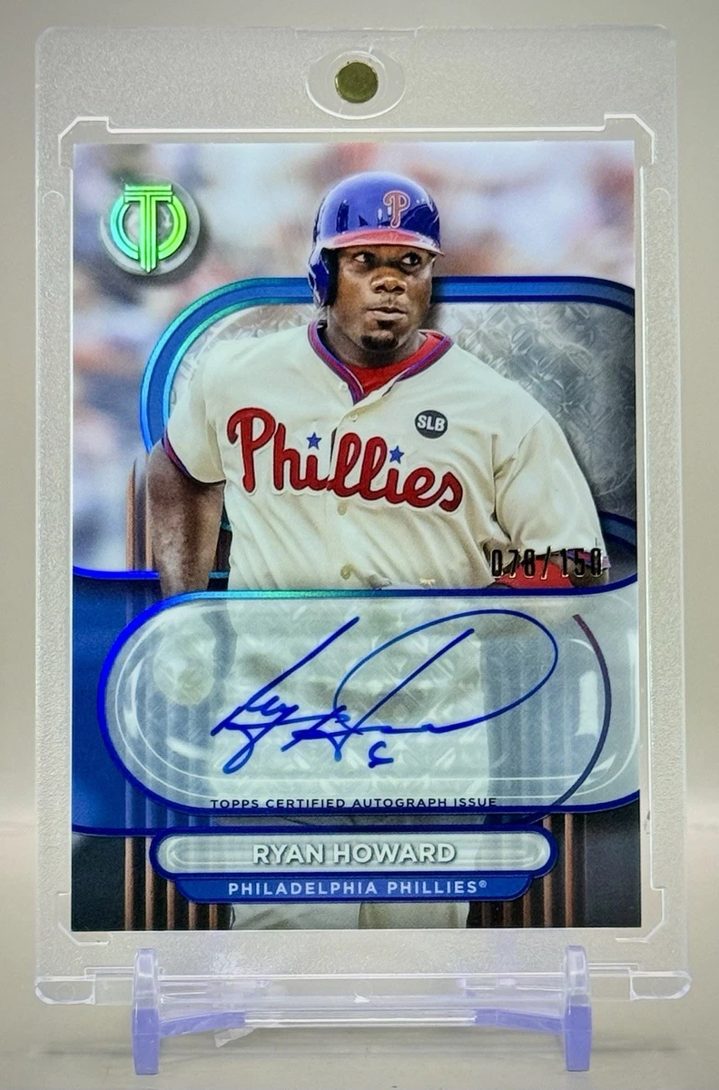 MLB MVP HR王 Ryan Howard 直筆サイン入り 支給品ミット MLB MVP HR王