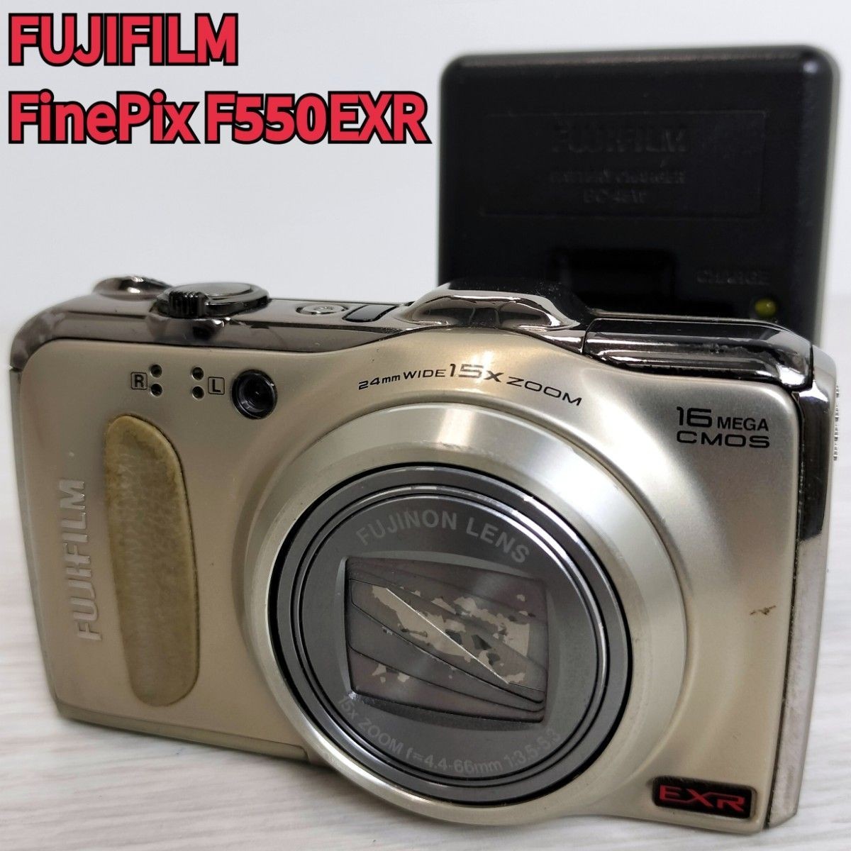 EX+3】FUJIFILM FinePix F550EXR Digital Camera Gold Japan w