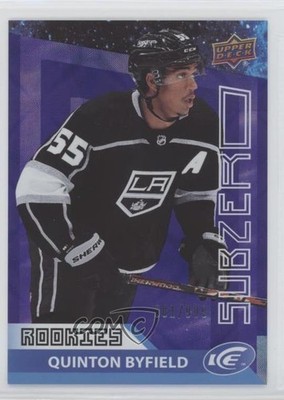 2021-22 Upper Deck Ice Sub Zero Rookie 81/999 Quinton Byfield #SZ-57 2pv