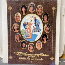 Collectible Ridgid Tools 1985 - 1986 Pin-up Swimsuit Calendar Made In The USA