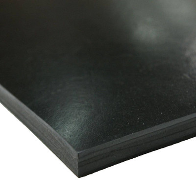 EPDM Rubber Sheet - Black - 3/8 In. Thick X 12 In. Width X 12 In. Length - 60A D