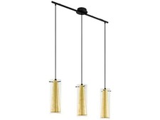 Pendente Pinto Gold, Altezza: 110 Cm, Potenza Massima: 180 W - B