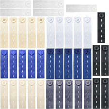 40Pcs Waistband Extenders, Elastic Waist Band Extender Button Extender for Pants