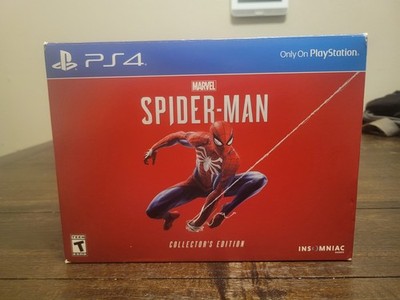 Marvel's Spider-Man Collectors Edition PS4 w/ Steel book Case - CIB