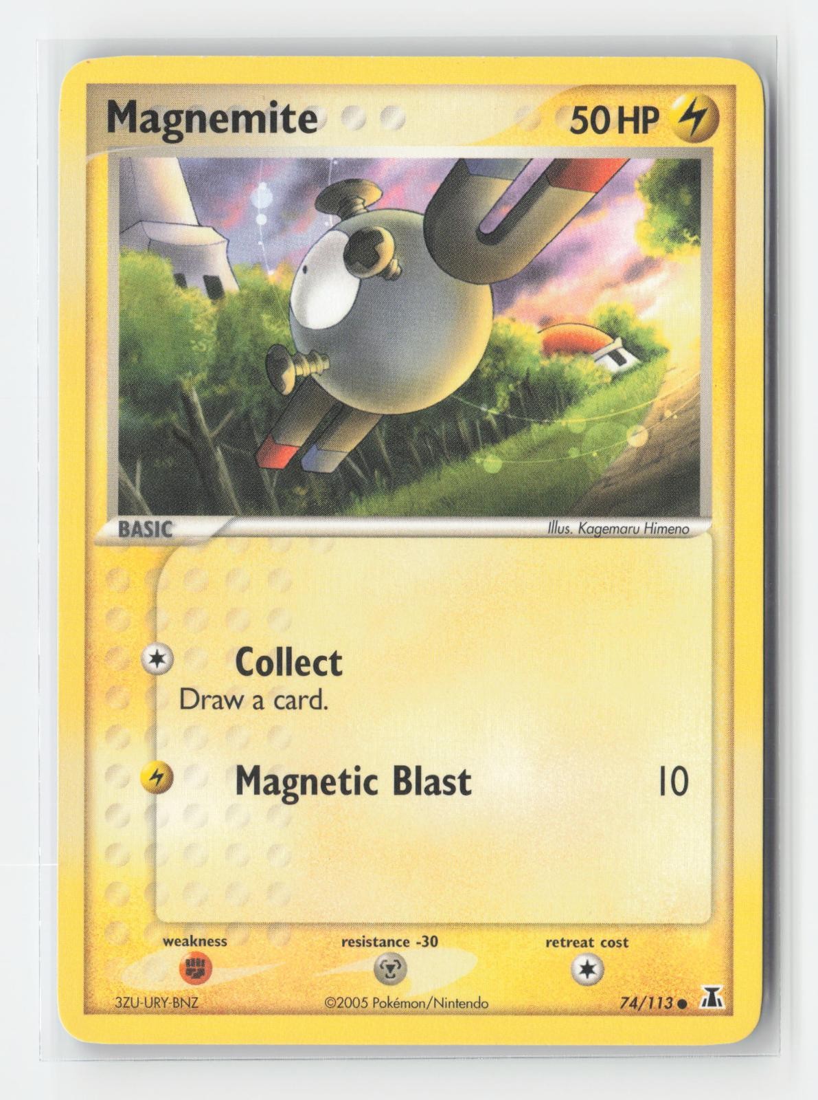 Magnemite 74/113 Common Delta Species Pokemon Moderately Played