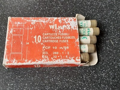 10 x WIMEX 4A FCF 10 x 38 Patronensicherungen 