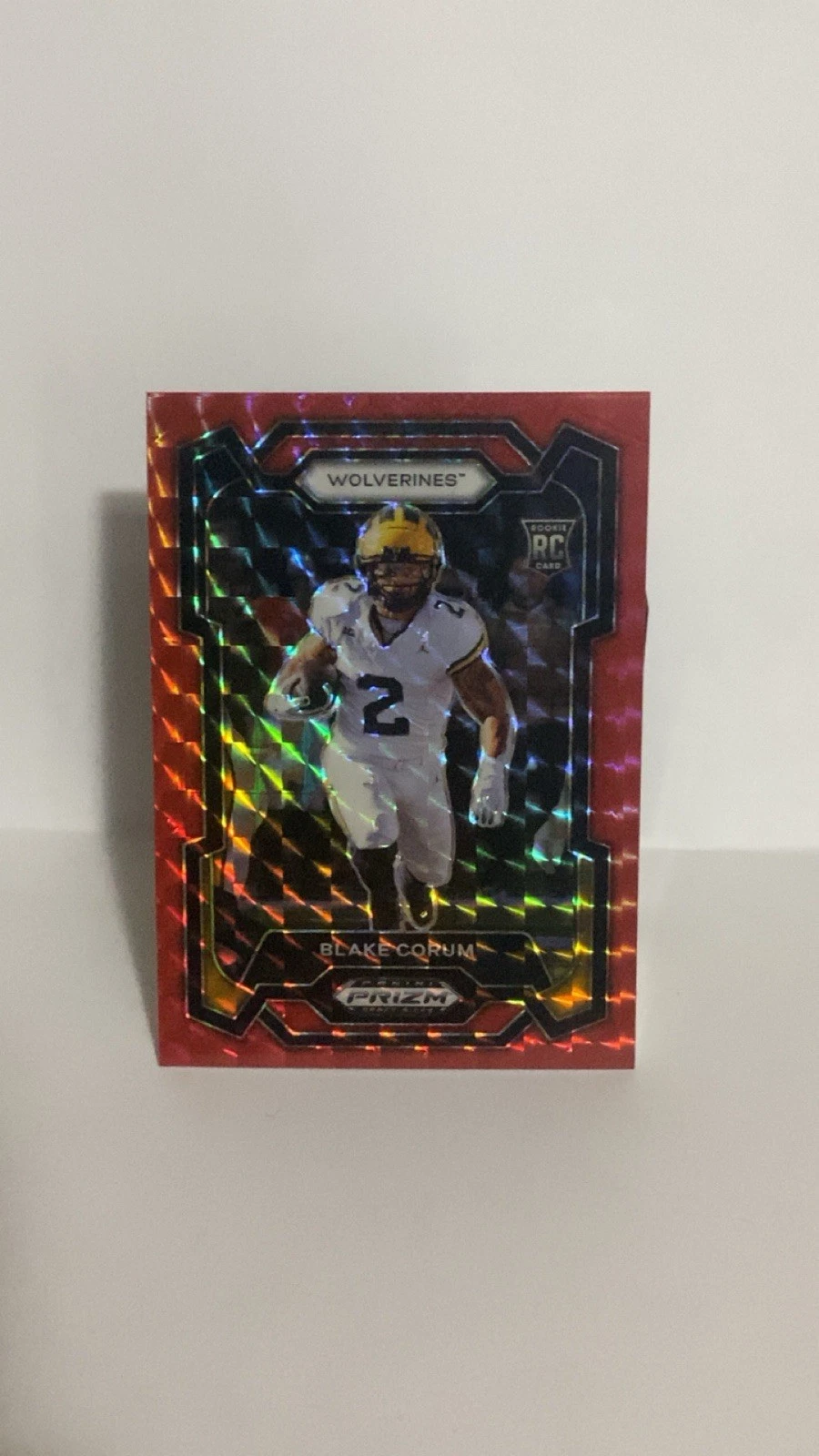 Blake Corum Panini Prizm Draft Picks #128 Blue Finite