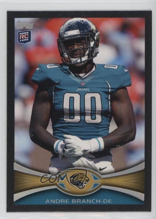 2012 Topps Black 9/57 Andre Branch #362 Rookie RC 16q7