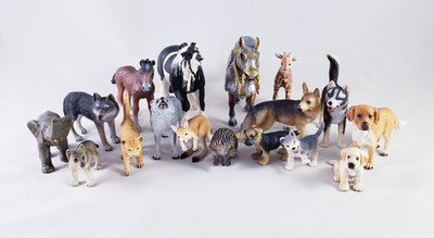 Schleich Animal Figure Lot - Dog, Wolf, Horse, Elephant, Puppies, Kangaroo, etc