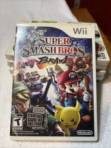 Super Smash Bros. Brawl (Nintendo Wii, 2008) PAL Complete With Manual VGC