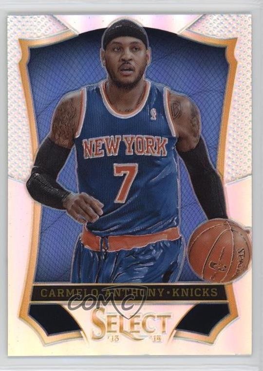 2013-14 Panini Select Silver Prizm Carmelo Anthony #122 HOF 2t9