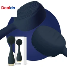 Clean - Smart Facial Cleansing Device with Silicone Brush & Anti-Aging Massager