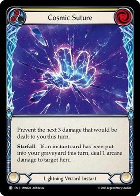 ~ Cosmic Suture (Yellow) ~ NM Foil ~ Omens of the Third Age ~ FAB