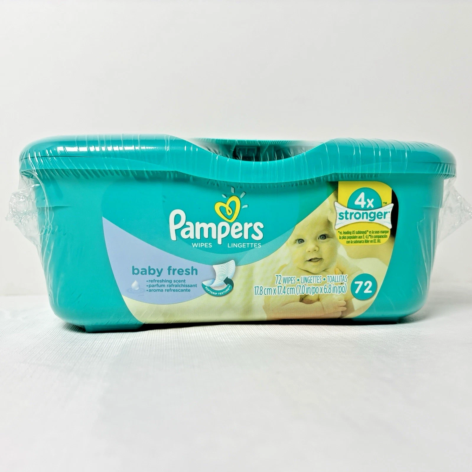 Pampers Wipes SEALED Pop Up Container Refillable Baby Fresh New Old Stock