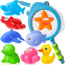 9er Set Badespielzeug Badetiere Baby Kinder Badewannen Wasser Lernspielzeug