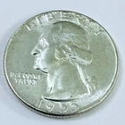 1955-P Washington Quarter 90% Silver | UNCIRCULATED COIN #8581