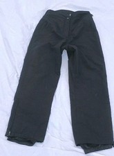 White Sierra Snow Pants Women Black Medium Toboggan Ski Snowboard Insulated