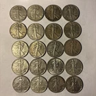 20 (1 roll) Walking Liberty Half Dollars 1940-1946 90% Silver#3