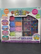 Rainbow Loom Beadmoji Deluxe Bracelet Bead Kit 2200 Bands  Speed Looms