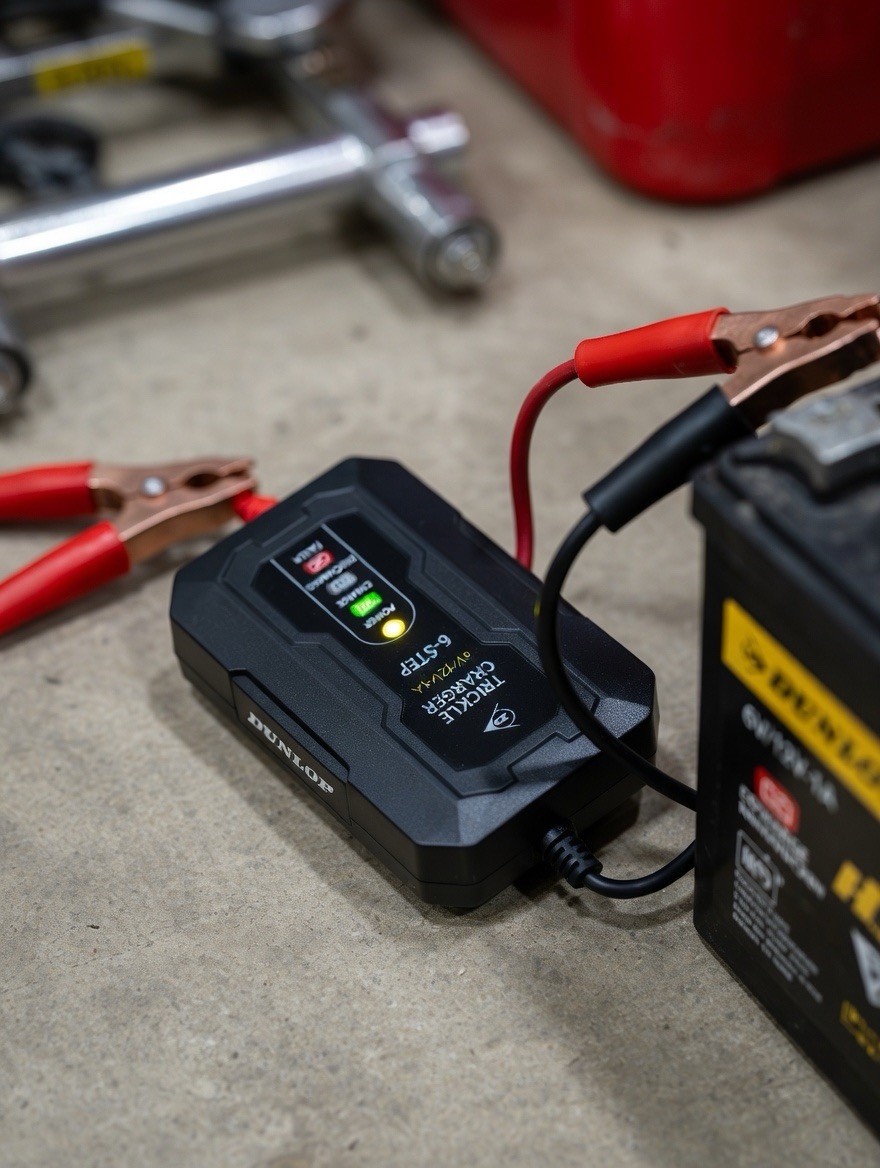 Caricabatteria Intelligente Riloer 6V/12V 1000mA | Mantenitore Automatico Per Moto E Auto Con Protezioni - 5