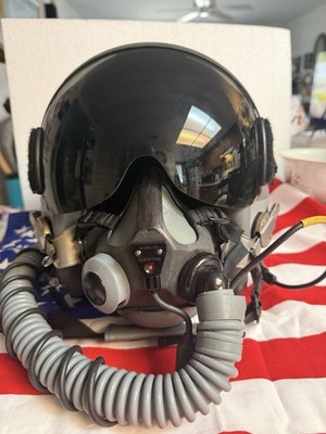 GENTEX HGU 55 P Fighter Pilot Helmet Complete With MBU 20 P Oxygen Mask!