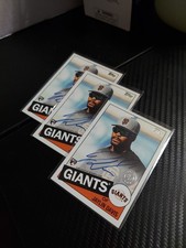 Jaylin Davis 2020 Topps 1985 35th Anniversary Autograph #85A-JDA Rookie Giants