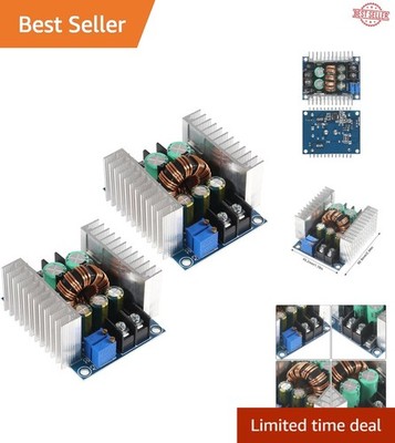 High-Efficiency 2-Pack 20A DC Voltage Regulator with Short Circuit Protection