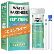 200 Strips Hard Water Test Kit for Calcium  Magnesium 0425 ppm Water Hardnes...