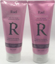 2PK Rael Soothing Get To Foam Feminine Wash ~ 4.4 fl Oz Each ~ FAST SHIP