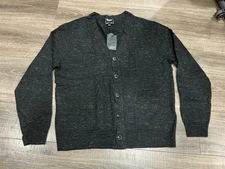 Todd Snyder Wool Blend Cardigan Sweater Black/White Highlight Mens XL NWT B35