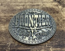 Frontier Hotel - Las Vegas, Metal Western Belt Buckle