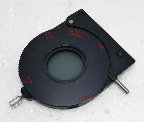 Leica ICT/P Rotating Polarizer add-on for the Field Diaphragm DMRB Microscope