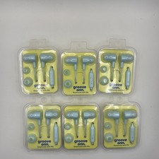 GROOVE ONN  EARPHONES WITH MIC  NEW 6 Packages Of Earbuds With This Listing