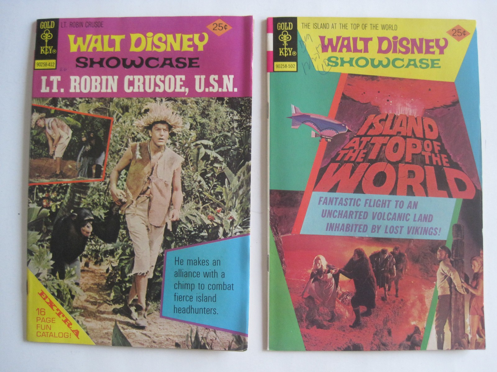 Vintage lot of 42 comics bronze age Gold Key Walt Disney Showcase