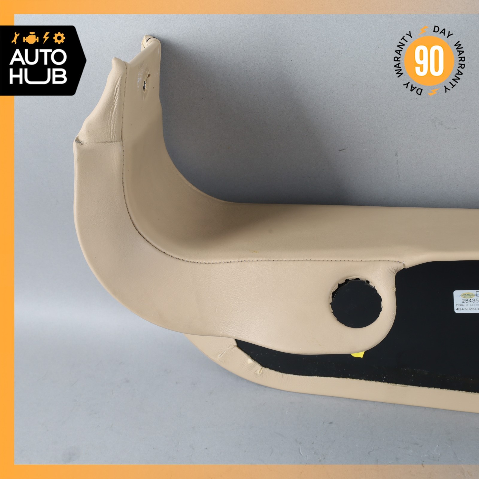 13-16 Aston Martin DB9 Front Left Lower A-Pillar Kick Panel Trim Beige OEM 22k