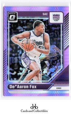 2024-25 Donruss Optic #219 De'Aaron Fox Hyper Pink