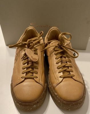 Santoni Rethink Sneaker NEU & UNGETRAGEN   Fullset Gr. 39   Sand/Leder