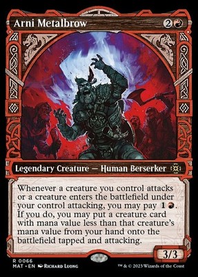 1x (66) Arni Metalbrow - SHOWCASE MTG March of the Machine: the Aftermath NM Mag