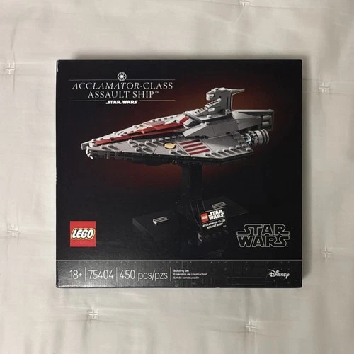 LEGO Acclamator-Class Assault Ship Star Wars 75404 Complete Set 450 Pieces
