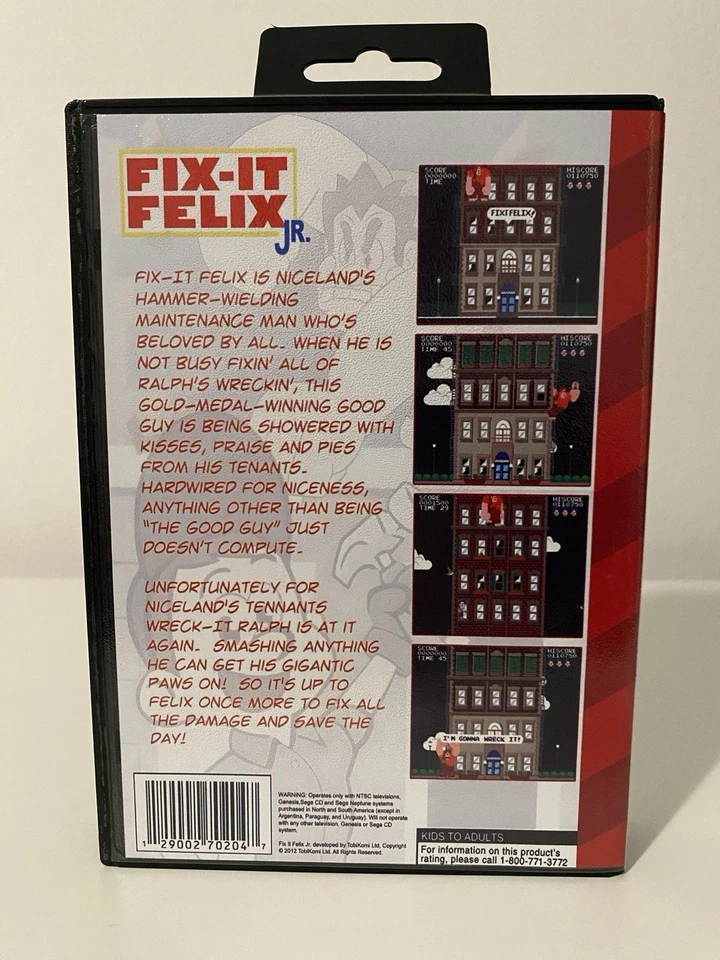 Fix It Felix (Sega Genesis) - Image 4 of 4