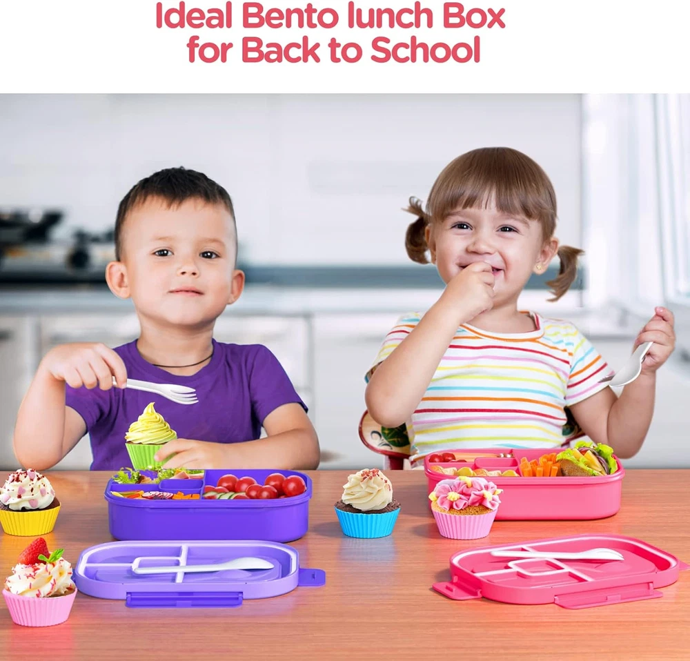Large 1300ml Leak-Proof Kids Bento Lunch Box for School