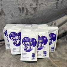 New Oats Overnight Oatmeal Shake 8 Pack  Blueberry Cobbler 2.5 Oz Exp 01/26