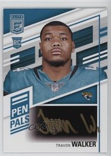 2022 Panini Donruss Elite Pen Pals Black Gold Ink Travon Walker #PP-TW Auto lz7