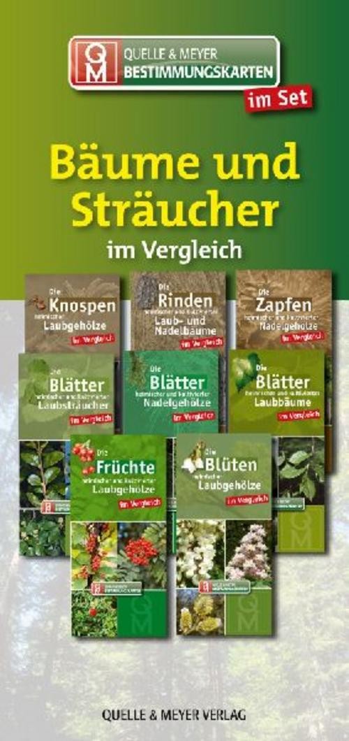 Bestimmungskarten-Set \""Bäume und Sträucher\"" Quelle & Meyer Verlag
