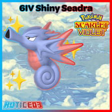 ✨Shiny Seadra 6IV✨ Pokemon Scarlet & Violet 🚀Fast🚀 Indigo Disk DLC
