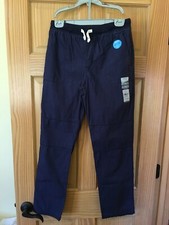 NWT Carter's Boys Pull-On Play Proof Pants Navy Blue Reinforced Knee many sizes