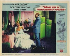 MAN OF A THOUSAND FACES Original Lobby Card 7 James Cagney Dorothy Malone